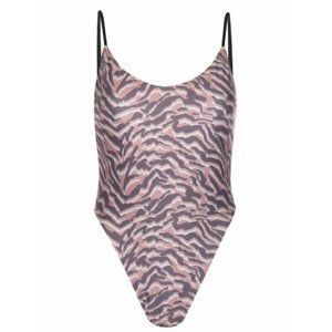 NWT MAI-MIA Dylan One‎ Piece in Pink Leopard Sz S